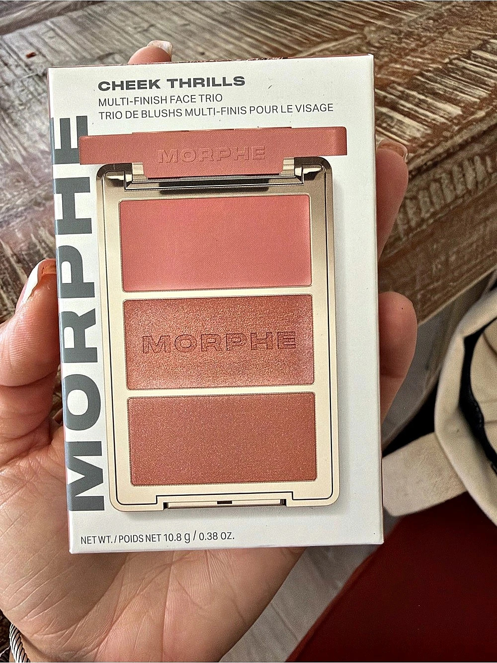 MORPHE Cheek Thrills Multi-Finish Face Trio Pink Face Trio NWT